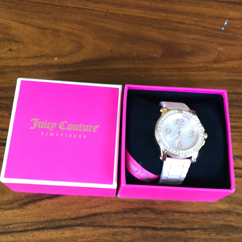 NWT juicy couture pink/rose gold watch